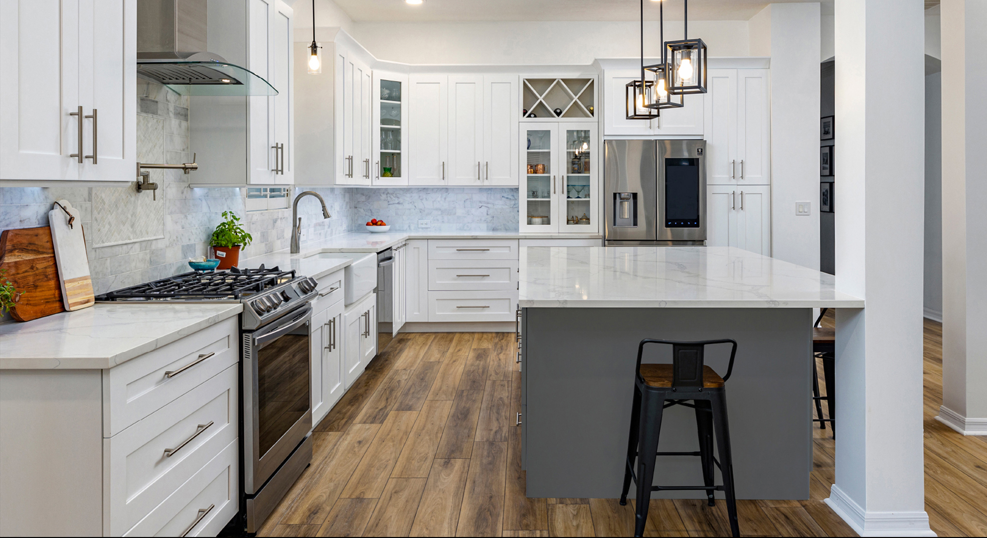 Elitecraft - Storm Gray Island- Shaker White