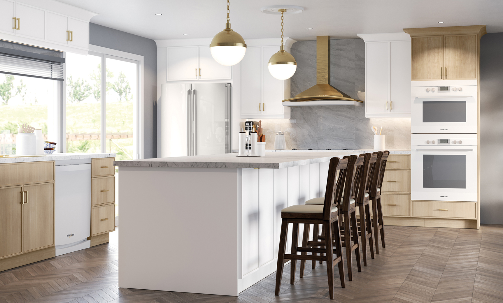 Urban-Blonde Oak-Slim Shaker